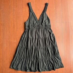 Brand New Lucky Brand Black Tiered Dress